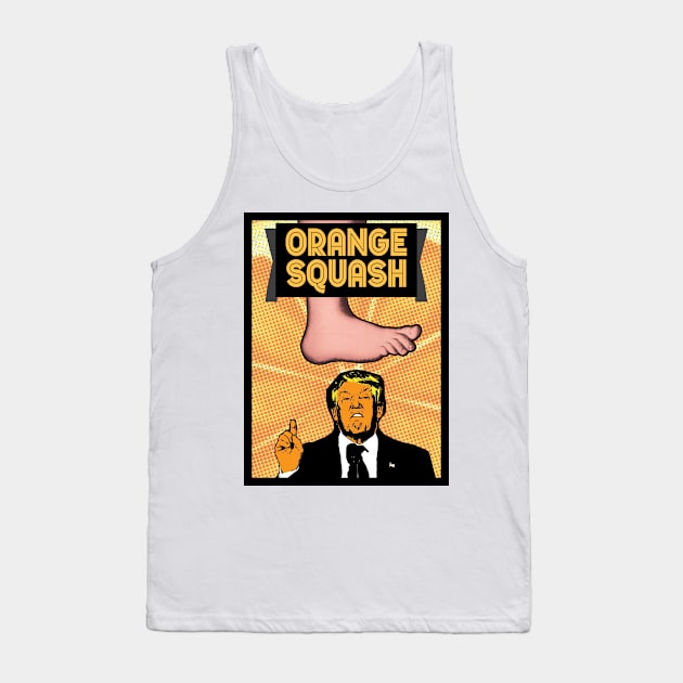 Donald Trump - Orange Squash Tank Top by GoldenGear